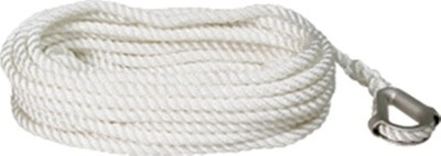 SeaSense Anchor Line 3/8'' x 150' 3-Strand Nylon Marine Rope Dock Line