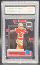 2022 PANINI CLEARLY DONRUSS RATED ROOKIE BROCK PURDY 49ERS GRADED 10