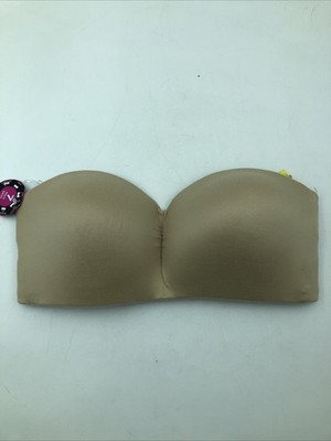 Bali Strapless Convertible 7 Ways To Wear Nude Beige Wireless Padded New Bra M