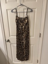 Betsey Johnson Leopard Print Dress M