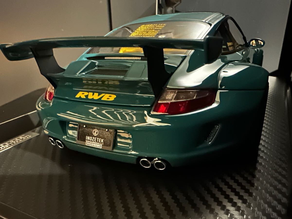 1/18 IG3249 RWB 997 Green ignition model Porsche RAUH-Welt 1/18 IG3249 RWB 997 Green ignition model Porsche RAUH-Welt