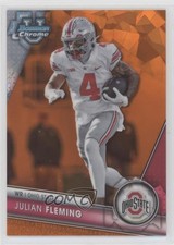 2023 Bowman U Chrome Sapphire Edition Orange 24/25 Julian Fleming #109 1mo2