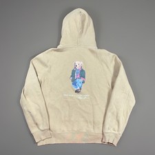 Polo Ralph Lauren Polo Bear Fleece Hoodie in Camel Medium Pullover