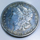 1889-S Morgan Silver Dollar Beautiful High Grade Coin Rare Date