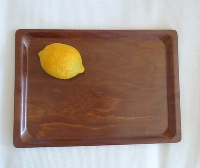 Melamin Resin Tablett Holz Optik PK Germany 70er Vintage