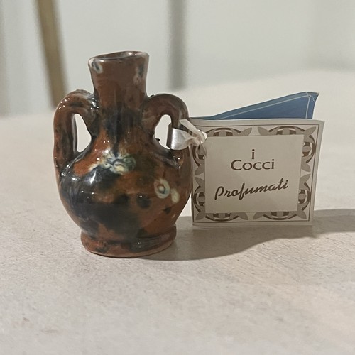 Earthenwear Miniature Pitcher Cocci Profumati Scented Italian Pottery Handmade