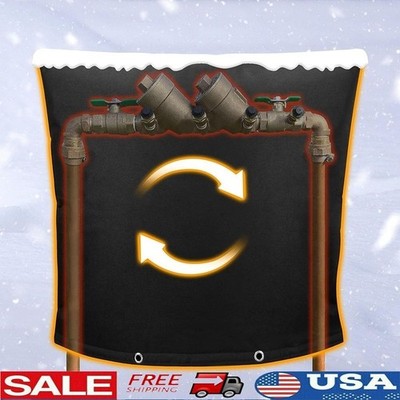 Insulated Backflow Preventer Cover Waterproof Winter Freeze Protection Jacket US