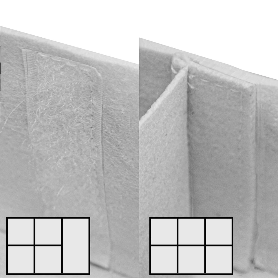 Filz Tassenhalter Camping - 28x21 Glashalter - Wohnmobil Geschirr Aufbewahrung - Bild 4 von 4