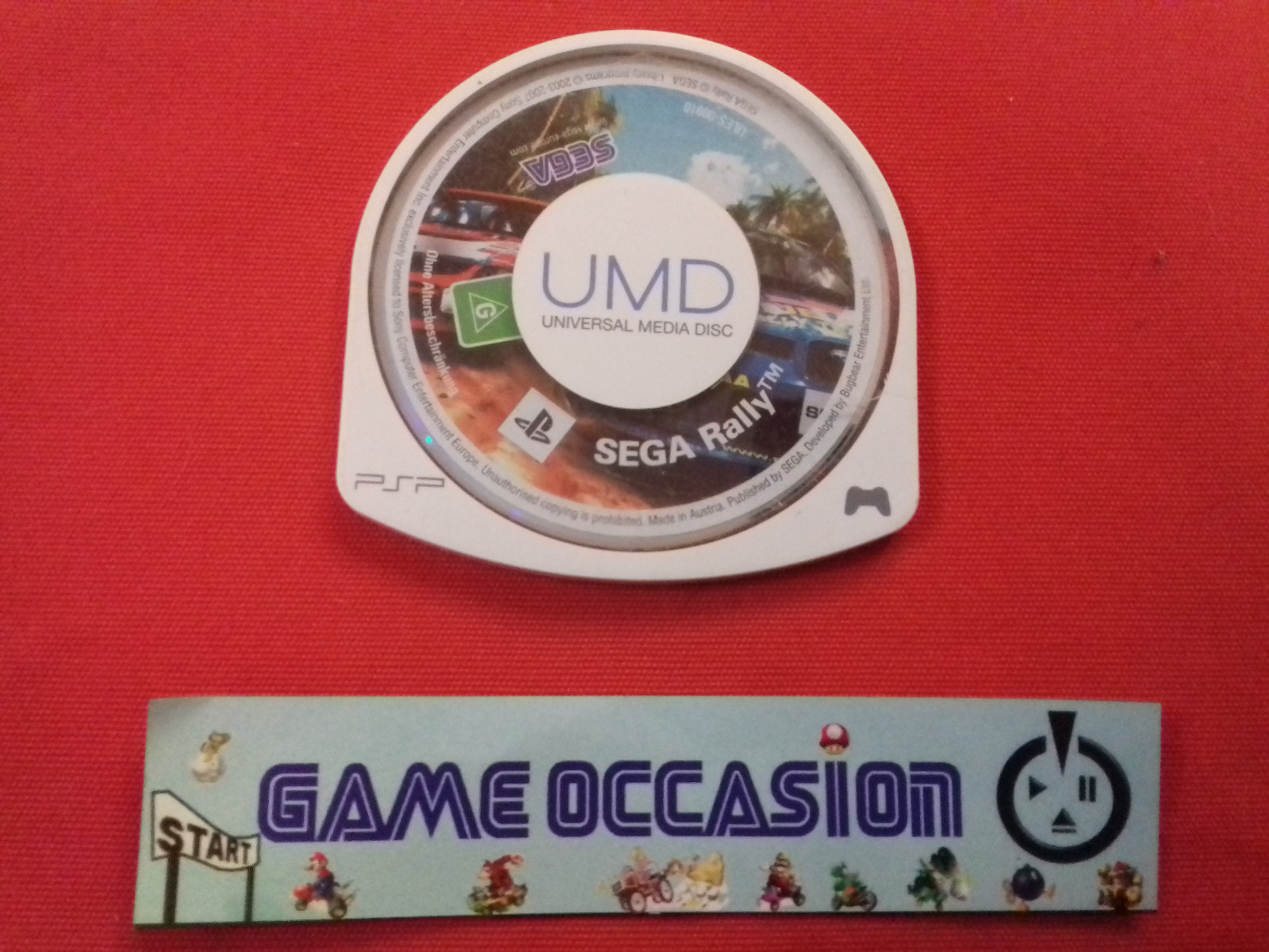SEGA RALLY PSP SONY PLAYSTATION PAL UMD SEUL