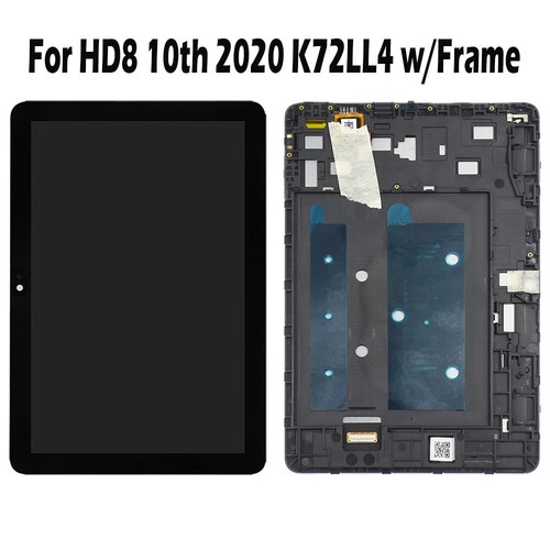 For Amazon Fire HD 8 10th 2020 K72LL4 LCD Display Touch Screen Digitizer + Frame - Picture 4 of 6