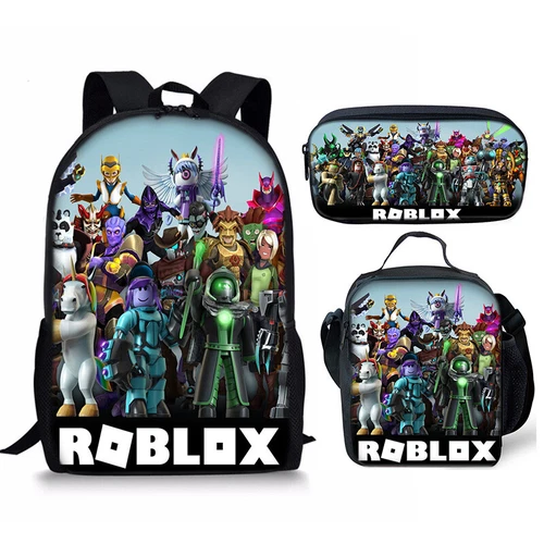 Roblox Game Backpack School Rucksack Shoulder Bag Lunch Bag Pencil Kids Gift new - Picture 33 of 50