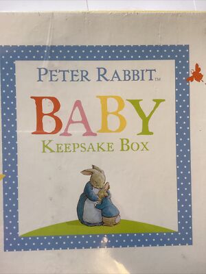 Peter Rabbit Deluxe Baby Keepsake Box Beatrix Potter. New Sealed  Gift Box 