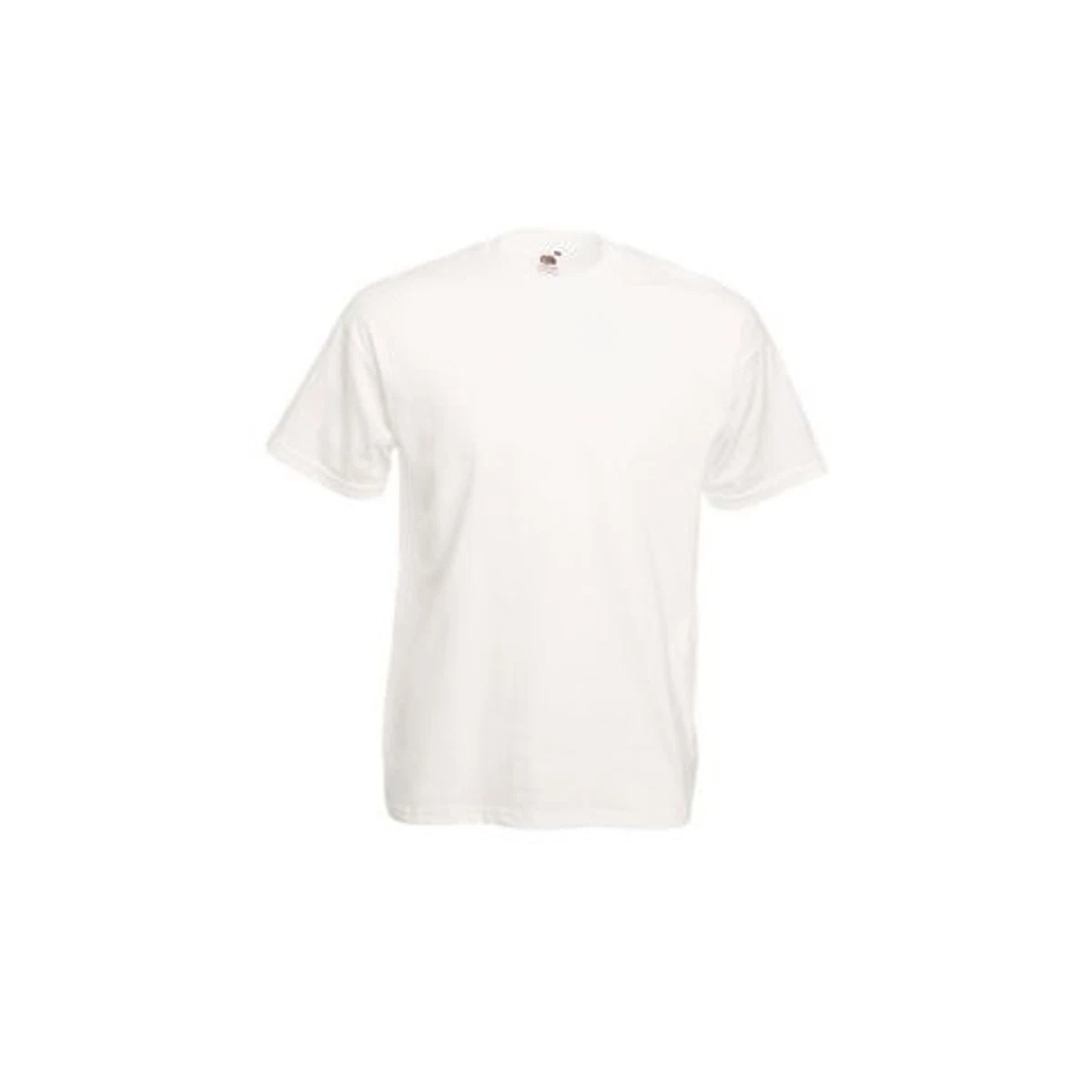 FRUIT OF THE LOOM CLASSIC VALUEWEIGHT T SHIRT WHITE 7 8 YEARS