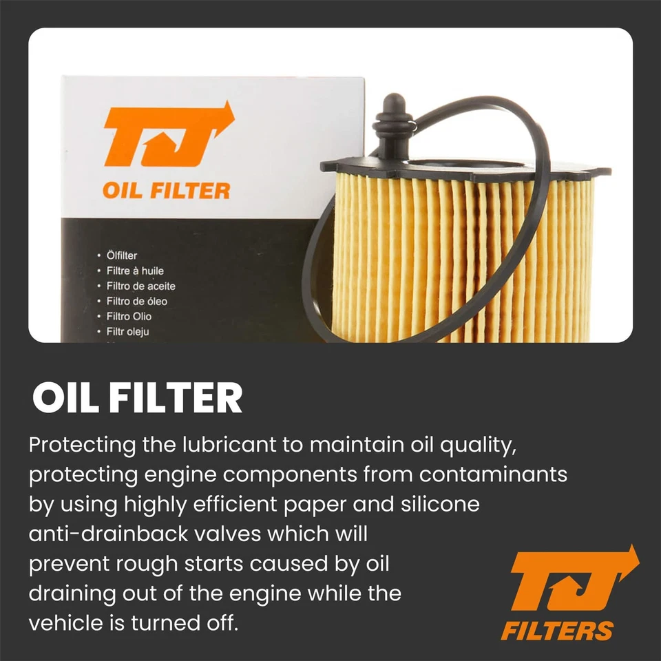TJ Filters Car Vehicle Replacement Filter Insert Oil Filter - QFL0249 - Image 3 of 4