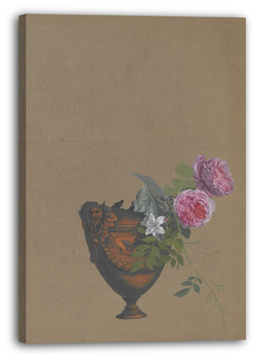 Kunstdruck Anonym, Französisch, 19. Jahrhundert - Vase mit Blumen - Bild 1 von 15
