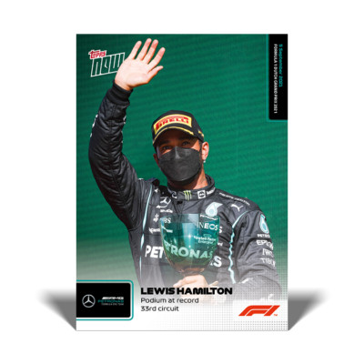 Topps Now Formula 1 2021 - Card 48 - Lewis Hamilton - Mercedes
