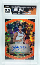 /30 Zeke Nnaji ROOKIE AUTO HGA 9.5 GEM 2020-21 Select Orange Pulsar Prizm SP RC