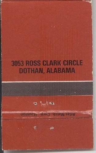 Posten 2 Vintage Dothan Alabama Streichholzheftchen Hüllen Kaffee Garten Leon Motel - Bild 5 von 7