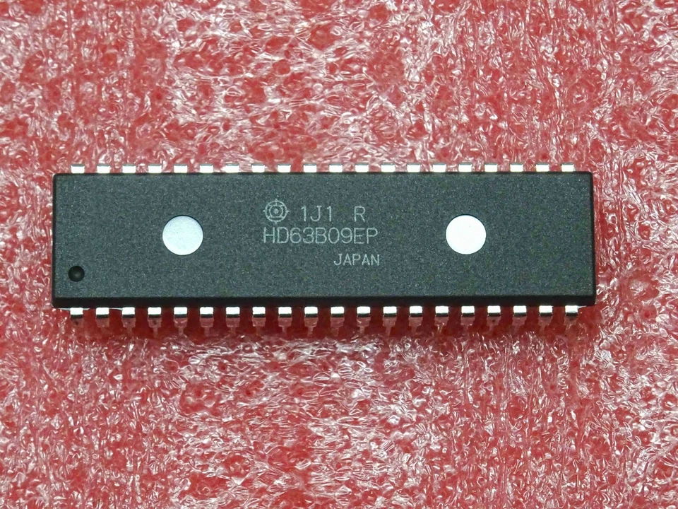 HITACHI ci HD 63B09 EP ~ ic HD63B09EP ~ DIP40 ~ MPU micro processing unit (CI57)