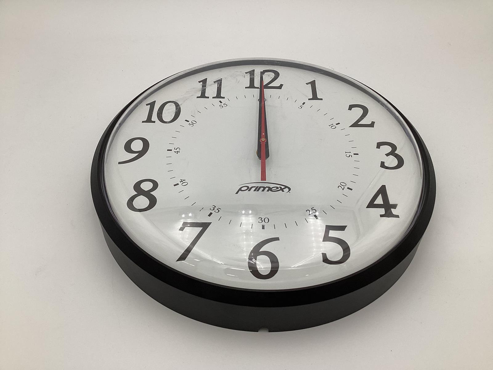 PRIMEX WIRELESS XR80P 12' AC WALL CLOCK eBay