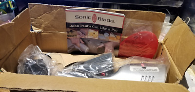 NEW Emson Sonic Blade Pro Series Cordless Power Knife Portable Electric Carving 
