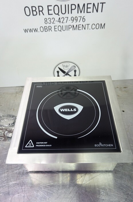 NEW WELLS DROP-IN COMMERICIAL INDUCTION RANGE ONE BURNER MODEL ISDI35