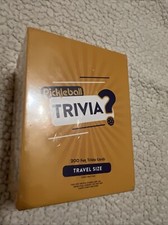 Pickleball Trivia Game - Travel Size 200 Cards New