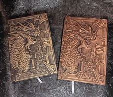 3D Dragon Leather Journal Notebook Hardcover 200 Antiqued Pages 5.7x8.4 inch NEW