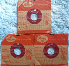 LOT OF 3 PLATTERS 45 RPM 7" VINYL RECORDS