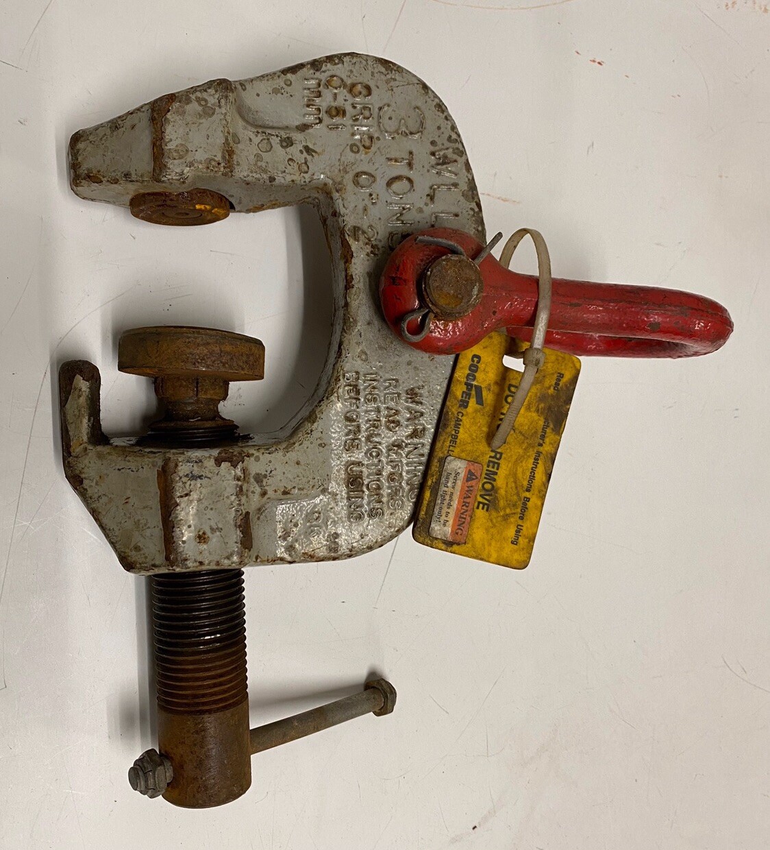 Merrill SAC 3 Plate C Clamp Campbell 🇺🇸 Hoist Gantry Crane Mill Factory