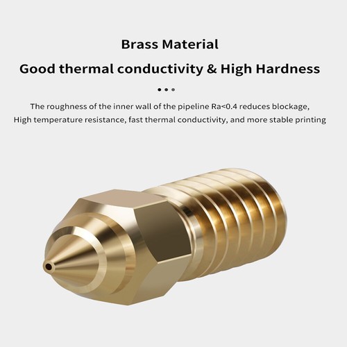 1.75/0.4mm Brass Nozzle Hotend Extruder Kit For ELEGOO Neptune 4 3D Printer - Photo 9/11