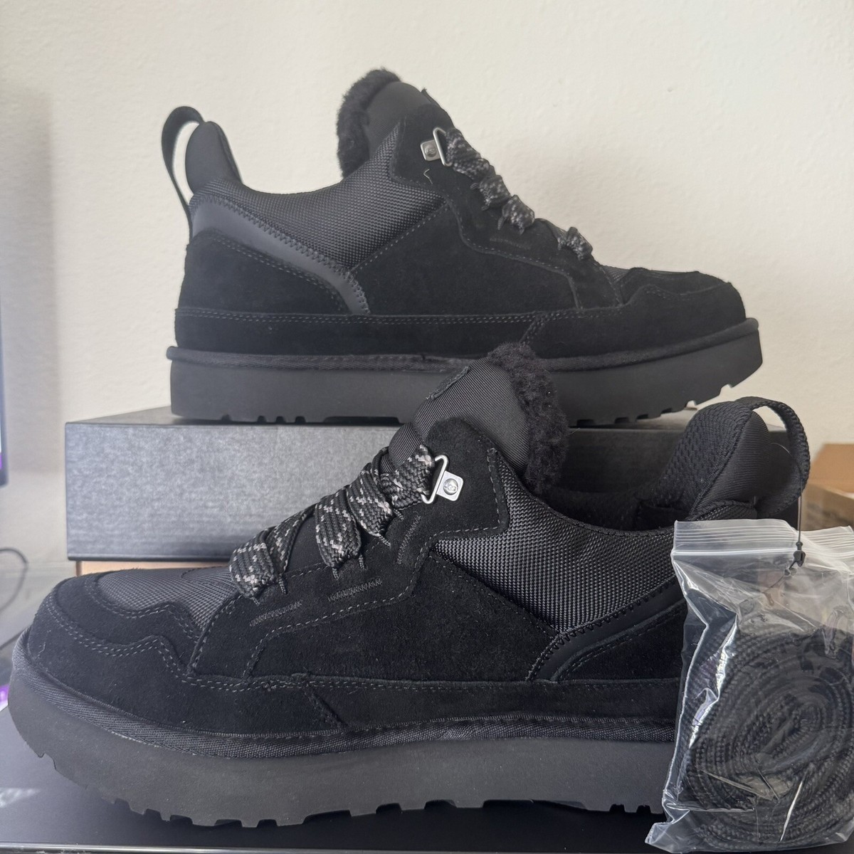 Size 13 - UGG Men's Lowmel 'Black' - NEW Limited | eBay