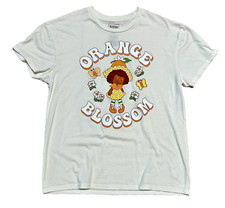Strawberry Shortcake ORANGE BLOSSOM Short Sleeve T-Shirt Size L ARGE Cream Color