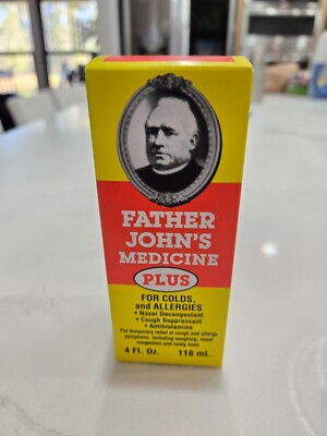 Father Johns Adult Medicine Plus Cough Suppressant Temporary Relief 4.0 Ounce