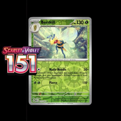 Pokemon 151 Cards! Holo/Reverse Holo Ex Illustration Ultra Double Rare Card!