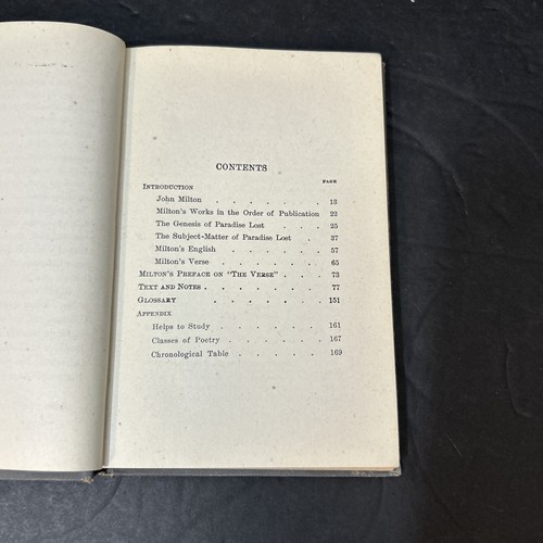 Lake English Classics, Paradise Lost Milton 1899 Farley Books 1 and 2 - Picture 7 of 12