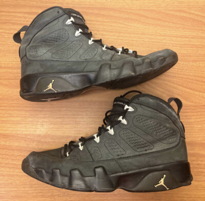 Nike Air Jordan 9 IX Retro Anthracite 2015 Black Size 10 Sneakers