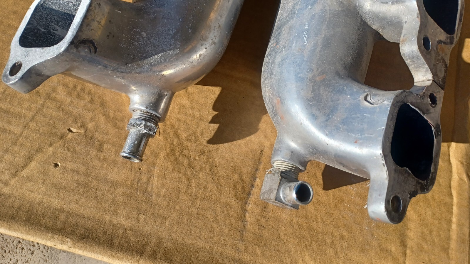 Glenwood Marine BBC 396 427 454 water cooled exhaust manifolds & Snails