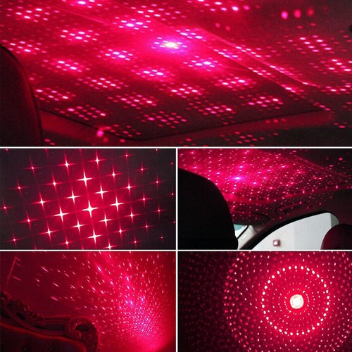 USB LED Car Roof Atmosphere Lamp Ambient Star Starry Light Projector - Picture 11 of 32