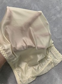 NEW Sheer Silky Shiny Nylon Shaping Panties Whisper Thin  7  L Light Control