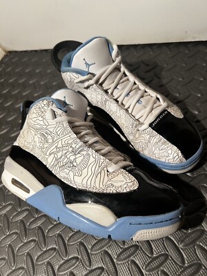 CLEAN Air Jordan Dub Zero Size 4.5 UNC University Blue DV1360-114