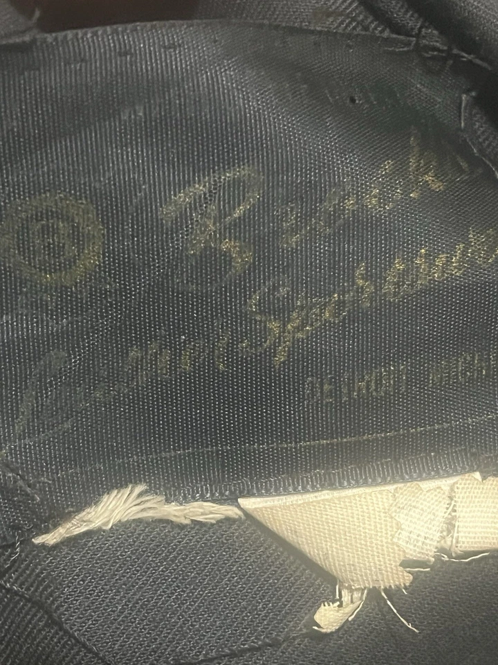 Brooks кожаная куртка 60-х винтажный черный размер 40 - Изображение 4 из 4