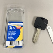 The Hillman Group H72-EK Key Blank Compatible with Ford  Transponder 84058 