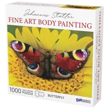 Butterfly Body Painting 1000 Piece Jigsaw Puzzle Funwares New