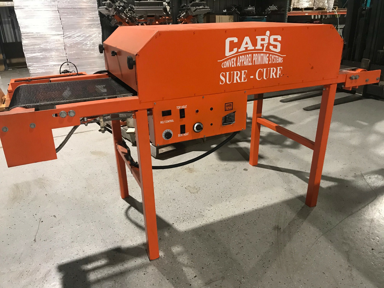 screen printing equipment screening printer conveyor dryer press flash