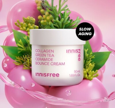 INNISFREE Collagen Green Tea Ceramide Bounce Cream 50ml Firm+Barrier