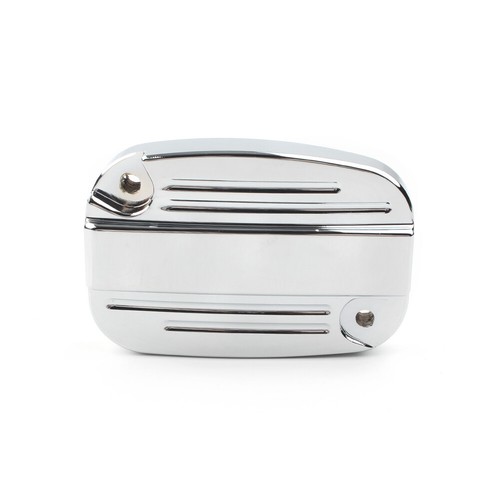Tapa de cubierta de cilindro maestro freno izquierdo para Harley Touring Street Road Glide cromado - Imagen 6 de 12