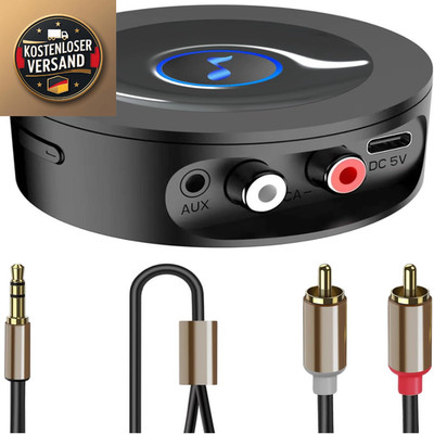 Bluetooth 5.2 HiFi Empfänger für Stereoanlage, Wireless Audio Receiver zum