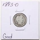 1893-O 10C Barber Liberty Head Dime in Good Condition #RK042