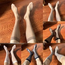Silky Smooth Dress Suit Socks for Men Ultra thin and See Through Design